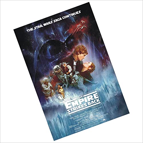 METAL Star Wars The Empire Strikes Back Episode V Movie Poster Aluminium Schild Türschild Wand Skywalker Darth Vader Film von Platinum Place