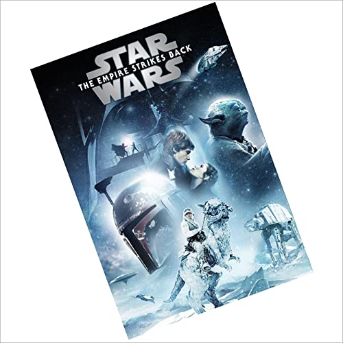 Metal Star Wars The Empire Strikes Back Episode V Movie Poster Aluminium D2 Schild Türschild Wand Skywalker Darth Vader Film von Platinum Place
