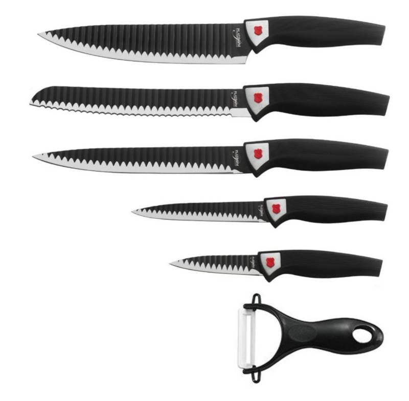 *Platinum Messer-Set 6 teiliges Messerset (5 Messer 1 Sparschäler) (6-tlg) von *Platinum