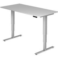 Hammerbacher Sitz-Steh-Schreibtisch el.160x80cm Grau von Hammerbacher