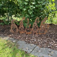 Gartenstecker Wichtel | Edelrost Beetstecker Rostoptik Gartenstecker Wichtel | Edelrost Beetstecker Rostoptik von PlatzArtDesigns