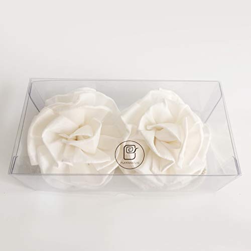 Schilfdiffusor 2 Klassischen Rosen Sola HolzBlume 7.5 cm mit Baumwolldocht für den Raumduft von Plawanature von Plawanature Scent