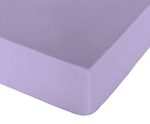 Play Basic Collection Glatte Spannbetttuch für Bett 160 violett von Play Basic Collection