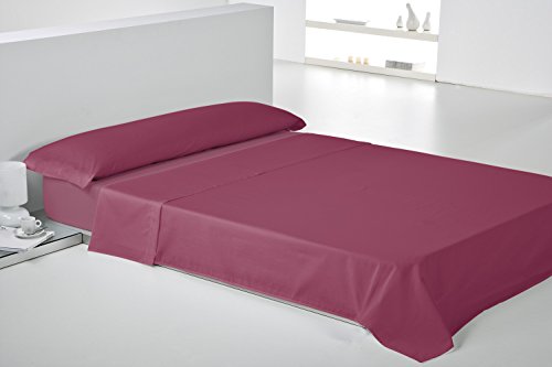 Play Basic Collection Lisa Bettwäsche, Baumwolle/Polyester, Fuchsia, 270 x 160 x 3 cm, 3 Stück von Play Basic Collection