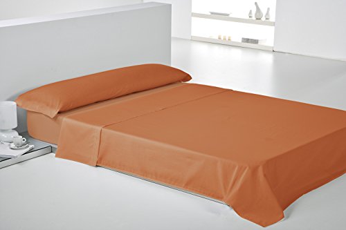 Play Basic Collection Lisa Bettwäsche, Baumwolle/Polyester, Orange, 270 x 180 x 3 cm, 3 Stück von Play Basic Collection