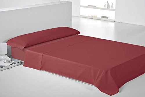 Play Basic Collection Lisa Bettwäsche, Baumwolle/Polyester, Rot, 270 x 250 x 3 cm, 3 Stück von Play Basic Collection