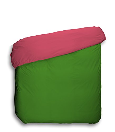 Play Basic Collection Wende-Bettbezug Lisa, Mint und Fuchsia 220 x 220 cm Menta y Fucsia von Play Basic Collection