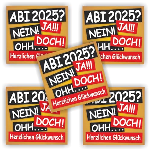Play-Too 5 Aufkleber Flaschenetikett Etikett Abi Abitur Reifeprüfung Nein Ja Doch Ohhh 2025 Play-Too 5 Aufkleber Flaschenetikett Etikett Abi Abitur Reifeprüfung Nein Ja Doch Ohhh 2025 von Play-Too