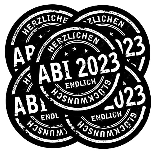 Play-Too 5 Aufkleber Flaschenetikett Etikett Abi Abitur Reifeprüfung Schwarz Rund 2025 Play-Too 5 Aufkleber Flaschenetikett Etikett Abi Abitur Reifeprüfung Schwarz Rund 2025 von Play-Too