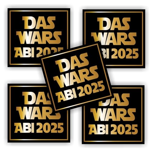 Play-Too 5 Aufkleber Flaschenetikett Etikett Abi Abitur Reifeprüfung Schwarz DAS Wars 2025 Play-Too 5 Aufkleber Flaschenetikett Etikett Abi Abitur Reifeprüfung Schwarz DAS Wars 2025 von Play-Too