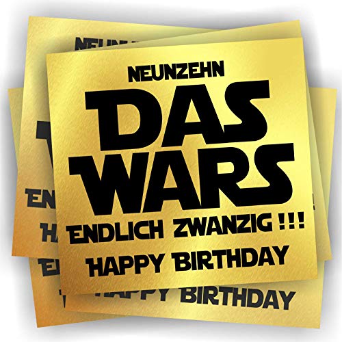 Play-Too 5 Aufkleber Geburtstag 20 Jahre Das Wars Etikett Flaschenetikett Play-Too 5 Aufkleber Geburtstag 20 Jahre Das Wars Etikett Flaschenetikett von Play-Too