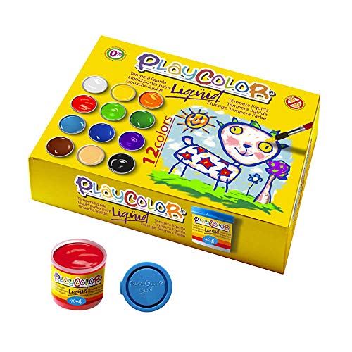 PLAYCOLOR Liqüid Basic 40ml - Flüssige Tempera Farbe - 12 19941 von PlayColor