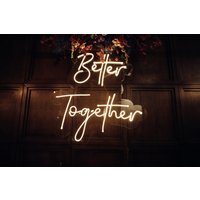 Better Together Custom Hochzeit Neon Schild Hochzeitszeremonie Dekoration Led Dekor Wand Sigh Personalisiert Licht von PlayPath