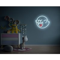 Custom Neon Wand Dekor Sigh Halloween Geschenk Boo Schild Süßer Geist Home Dekoration Personalisiertes Haus Gamer Led Licht von PlayPath