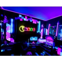 Led Deko Custom Old School 8 Bit Gaming Neon Sign Game On Dekoration Gamer Wanddekoration Sigh Geschenk Personalisiert von PlayPath