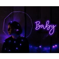 Led Dekor Custom Birthday Party Neon Schild Baby Dekoration Wand Sigh Mädchen Geschenk Personalisiert Licht von PlayPath