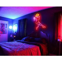 Mädchen in Bar Cocktail Neon Schild Lady Body Led Home Decor Custom Wand Dekor Frau Party Dekor Personalisierte Licht von PlayPath