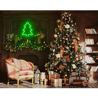 Weihnachtsbaum Led Neon Home Dekoration Weihnachten Abend Party Dekor Custom Neujahr Wanddekoration Schild Personalisiertes Hauslicht von PlayPath