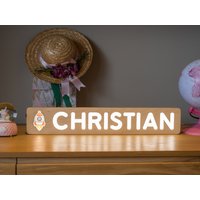 Personalisiertes Nachtlicht | Baby Geschenk Kinderzimmer Name Light Babyzimmer Dekor Kleinkind Spielzeug Geschenke Für Kinder Weihnachtsgeschenk von PlayWoodNamePuzzle