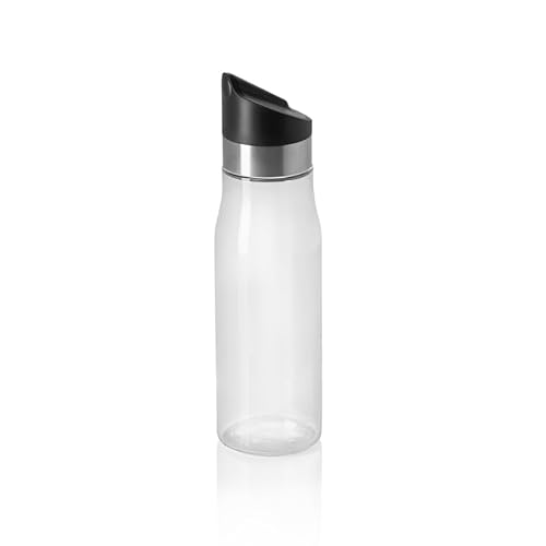 16x Karaffe mit Drehverschluss, 850 ml, Ø 7,5 cm, Borosilikatglas, ABS Kunststof, Silikon von Playflip