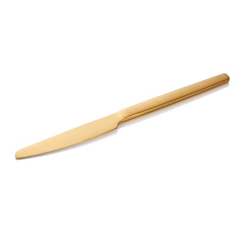 24x Menümesser ALEX GOLD, mit gold, matte PVD Beschichtung, 23 cm, Chromstahl 13/0 24x Menümesser ALEX GOLD, mit gold, matte PVD Beschichtung, 23 cm, Chromstahl 13/0 von Playflip