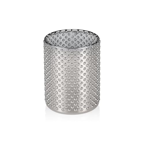 8x Nubs Metallic Cylinder YUYU, Windlicht, Kerzenhalter, Ø 8 cm, Höhe 10 cm, Glas 8x Nubs Metallic Cylinder YUYU, Windlicht, Kerzenhalter, Ø 8 cm, Höhe 10 cm, Glas von Playflip
