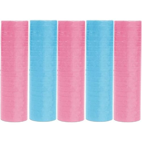 Luftschlangen Papier bunt Party Deko Geburtstag Hochzeit Set holografisch, Stück:5 Stück, Luftschlangen:Hellblau/Rosa Luftschlangen Papier bunt Party Deko Geburtstag Hochzeit Set holografisch, Stück:5 Stück, Luftschlangen:Hellblau/Rosa von Playflip