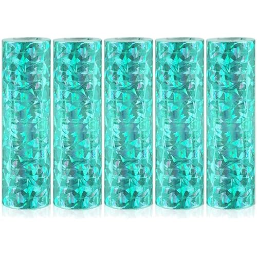 Luftschlangen Papier bunt Party Deko Geburtstag Hochzeit Set holografisch, Stück:5 Stück, Luftschlangen:türkis Luftschlangen Papier bunt Party Deko Geburtstag Hochzeit Set holografisch, Stück:5 Stück, Luftschlangen:türkis von Playflip