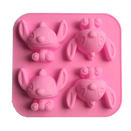 Niedliches 4-Loch-Cartoon-Stern-Baby-Set für Kuchen, Fondant, Backen, Kekse, Seife, 3D-Pralinen, harte Süßigkeiten, Desserts, Kerzen, Tropfenkleber, Dekor, Silikonform Niedliches 4-Loch-Cartoon-Stern-Baby-Set für Kuchen, Fondant, Backen, Kekse, Seife, 3D-Pralinen, harte Süßigkeiten, Desserts, Kerzen, Tropfenkleber, Dekor, Silikonform von Playing Mold