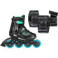 Playlife Inlineskates "Playlife Joker", mit Schutz Set bestehend aus Knie-, Ellenbogen-, Handgelenkschützern von Playlife
