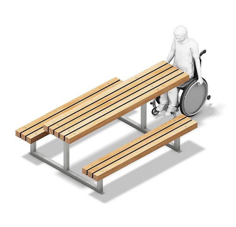 Playparc Sitzgruppe Sitzgruppe Gabi Inklusion, Sehr stabil, Untergestell aus feuerverzinktem Stahlrohr Playparc Sitzgruppe Sitzgruppe Gabi Inklusion, Sehr stabil, Untergestell aus feuerverzinktem Stahlrohr von Playparc