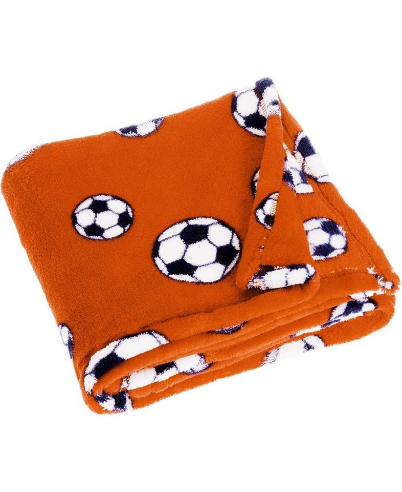 Babydecke Fleece-Decke Fußball, Playshoes von Playshoes
