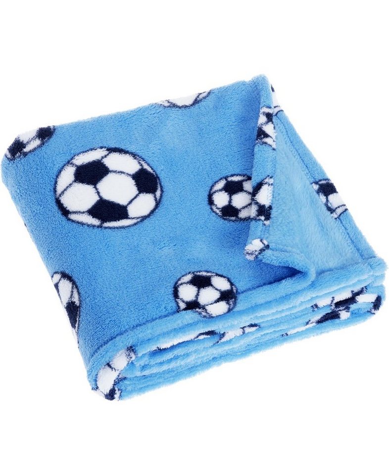 Babydecke Fleece-Decke Fußball, Playshoes von Playshoes