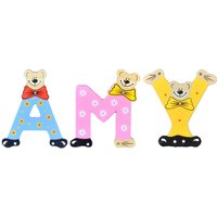 Playshoes Kinder Holz-Buchstaben Namen-Set AMY - sortiert von Playshoes
