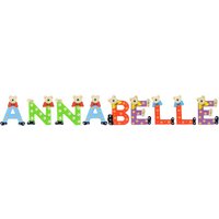 Playshoes Kinder Holz-Buchstaben Namen-Set ANNABELLE - sortiert von Playshoes