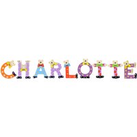 Playshoes Kinder Holz-Buchstaben Namen-Set CHARLOTTE - sortiert von Playshoes