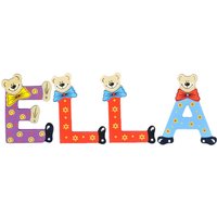 Playshoes Kinder Holz-Buchstaben Namen-Set ELLA - sortiert von Playshoes