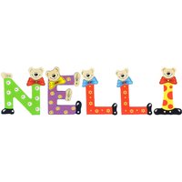 Playshoes Kinder Holz-Buchstaben Namen-Set NELLI - sortiert von Playshoes