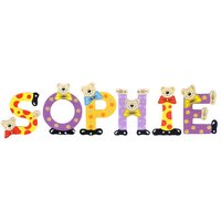 Playshoes Kinder Holz-Buchstaben Namen-Set SOPHIE - sortiert von Playshoes