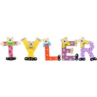 Playshoes Kinder Holz-Buchstaben Namen-Set TYLER - sortiert von Playshoes