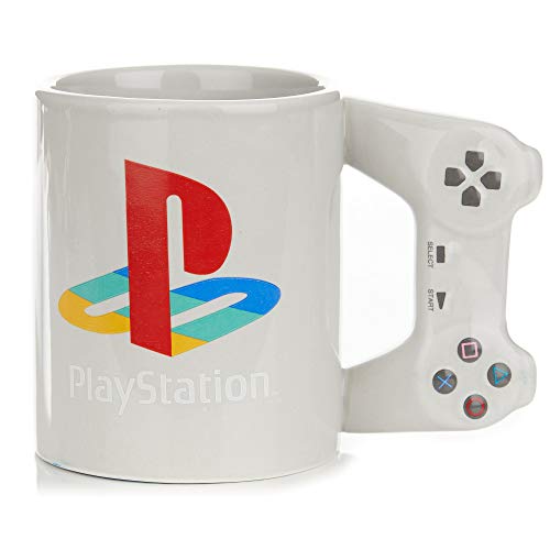 Paladone Playstation PS4-Controller in Standardgröße 300 ml Kaffeetasse, Keramik, Multi, 9 x 15 x 11 cm von Paladone