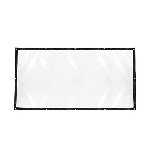 1 x 2 m Transparente, Wasserdichte Abdeckplane, Robuste Kunststoffplane mit Ösen, Transparente Plane, Kunststofffolienabdeckung für Gewächshauszubehör 1 x 2 m Transparente, Wasserdichte Abdeckplane, Robuste Kunststoffplane mit Ösen, Transparente Plane, Kunststofffolienabdeckung für Gewächshauszubehör von Plcnn