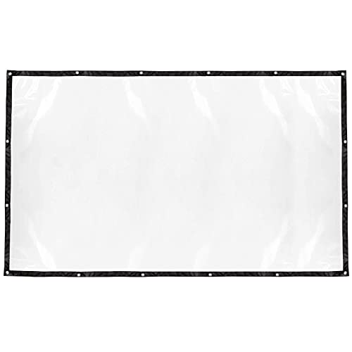 Plcnn 1,5 x 2,5 m transparente Plane, wasserdicht, staubdicht, Abdeckplane mit Ösen, Gartenplane, Pflanzenabdeckung für Terrasse, Überdachung, Outdoor-Möbelbedarf von Plcnn