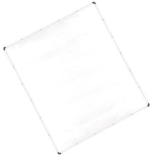 Plcnn 3 x 2,5 m Plane Wasserdicht Transparent, Abdeckplane Wasserdicht, Staubdichte Abdeckplane mit ösen Mehrzweck Plane,Tarp Für Pflanzengewächshaus Garten von Plcnn