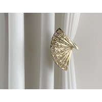 Handgefertigte Fächerhaken, Metallhaken Aus Messing, Vorhanghalter von PleasantValleyDecor
