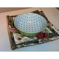 Microwave Bowl Cozy | French Rooster, | Satz Von 2 Microwave Bowl Cozy | French Rooster, | Satz Von 2 von Pleasingtodeye