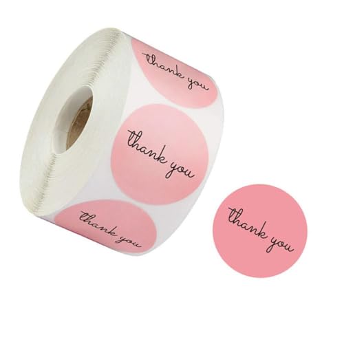 500 Stück/Rolle Thank You Rosa Aufkleber Selbstklebende Handgefertigte Etiketten Hochzeit Geschenk Party Dekoration Typ 1, 1# 500 Stück/Rolle Thank You Rosa Aufkleber Selbstklebende Handgefertigte Etiketten Hochzeit Geschenk Party Dekoration Typ 1, 1# von Pleayietoopiatiey