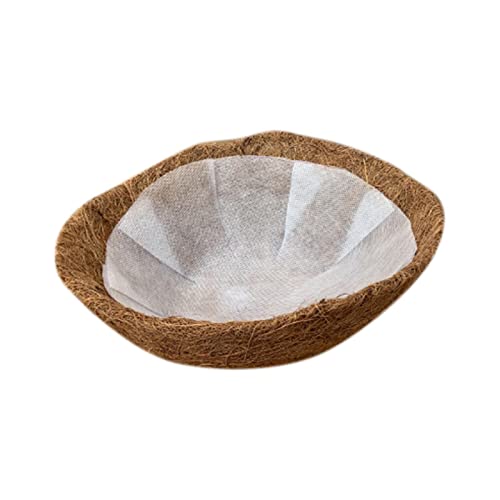Blumenampel Vlies Kokosfaser Pflanzgefäß Einlagen Pflanzen Blumen 40 cm Braun von Pleayietoopiatiey