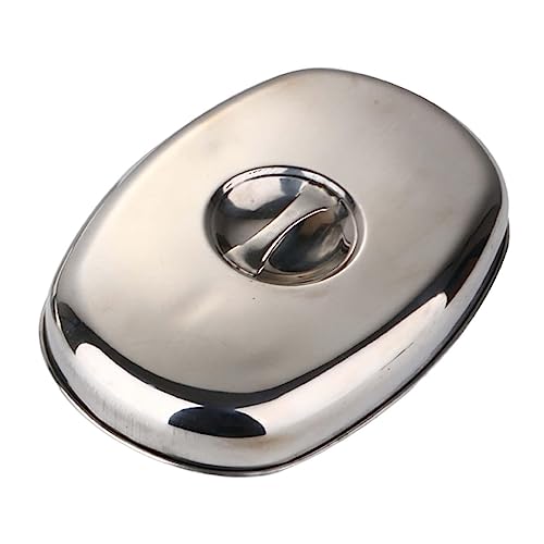 Edelstahl Kuppelabdeckung Outdoor BBQ Steak Deckel für Grill Flachgrill 24cm Oval Edelstahl Kuppelabdeckung Outdoor BBQ Steak Deckel für Grill Flachgrill 24cm Oval von Pleayietoopiatiey