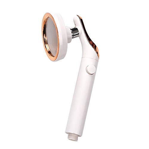 Hochdruck-Duschkopf für Zuhause, Hotel, Badezimmer, wassersparend, Handbrause, weiß, weiß und gold Hochdruck-Duschkopf für Zuhause, Hotel, Badezimmer, wassersparend, Handbrause, weiß, weiß und gold von Pleayietoopiatiey